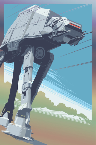 Illustration for article titled Bring the AT-AT From Hoth to Your Wall With This Beautiful New Poster